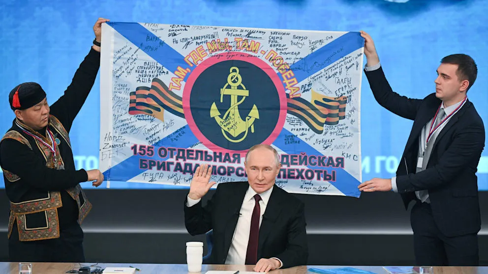 Bei seiner Jahrespressekonferenz kurz vor Weihnachten drohte Putin mit seinen Hyperschall-Raketen
