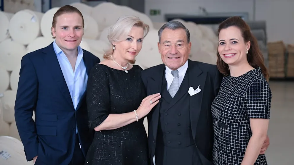 Die Grupps (v. l.): Sohn Wolfgang Jr., Mutter Elisabeth, Vater Wolfgang und Schwester Bonita